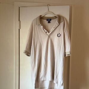 La Mode Men's Beige Polo Shirt